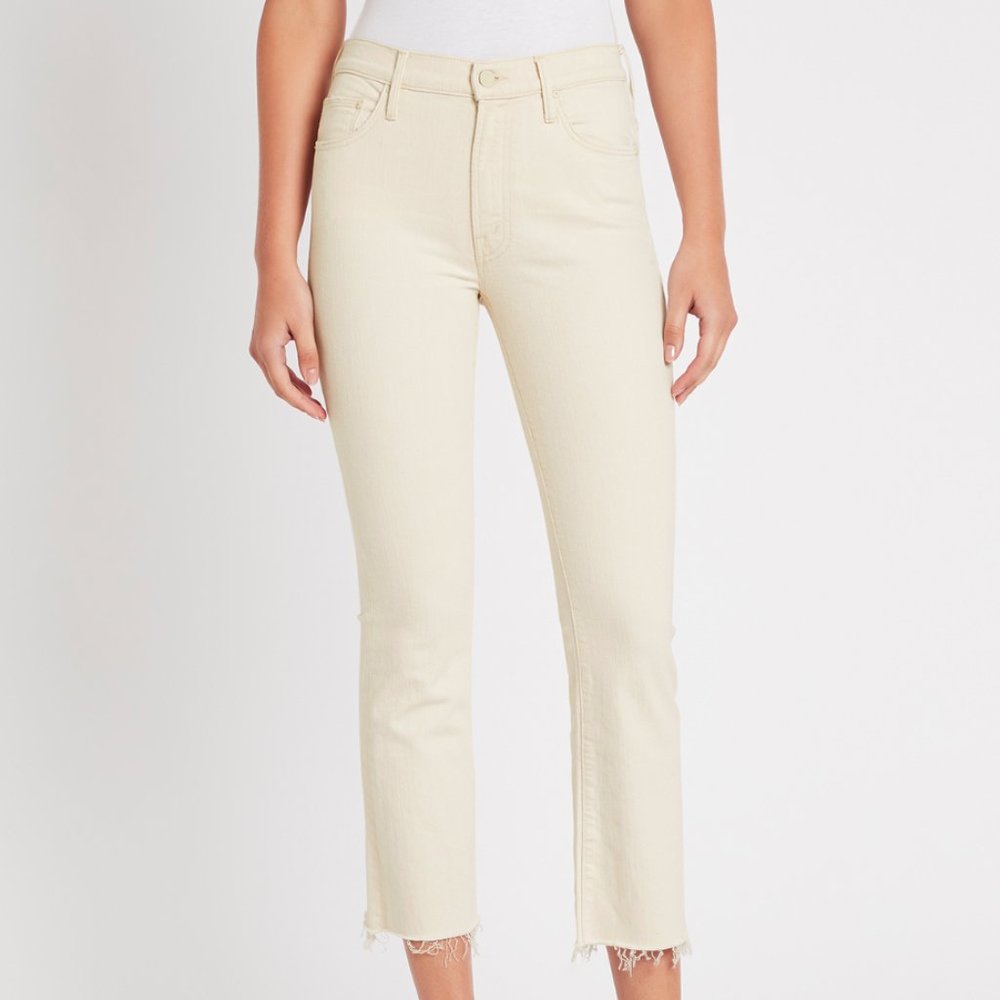 Mother Jeans, The Insider Fray, Natural